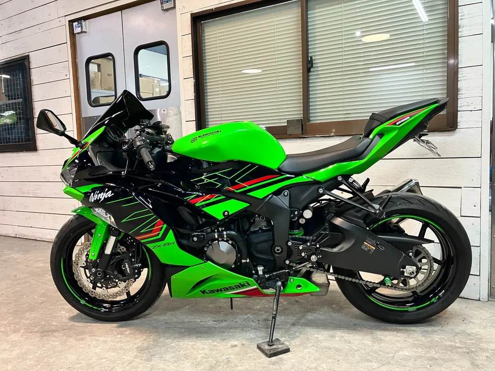 Kawasaki Zx-6Ra 2022, чёрный, lime, фото 2
