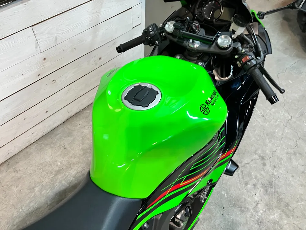 Kawasaki Zx-6Ra 2022, чёрный, lime, фото 15