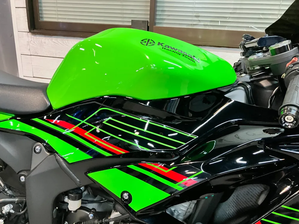 Kawasaki Zx-6Ra 2022, чёрный, lime, фото 16