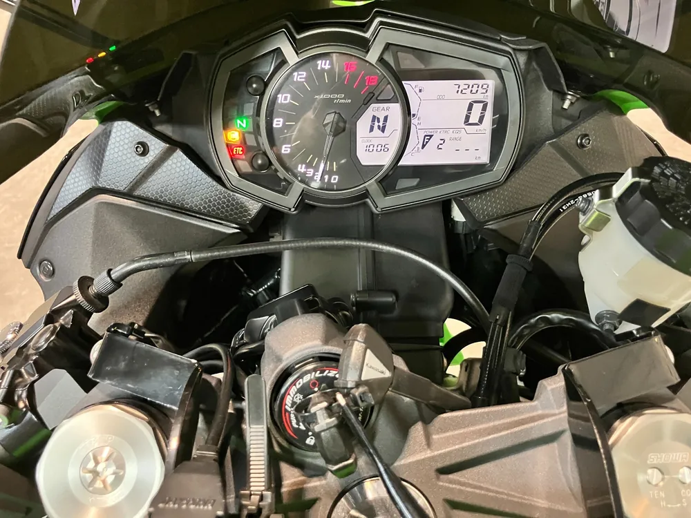 Kawasaki Zx-6Ra 2022, чёрный, lime, фото 3