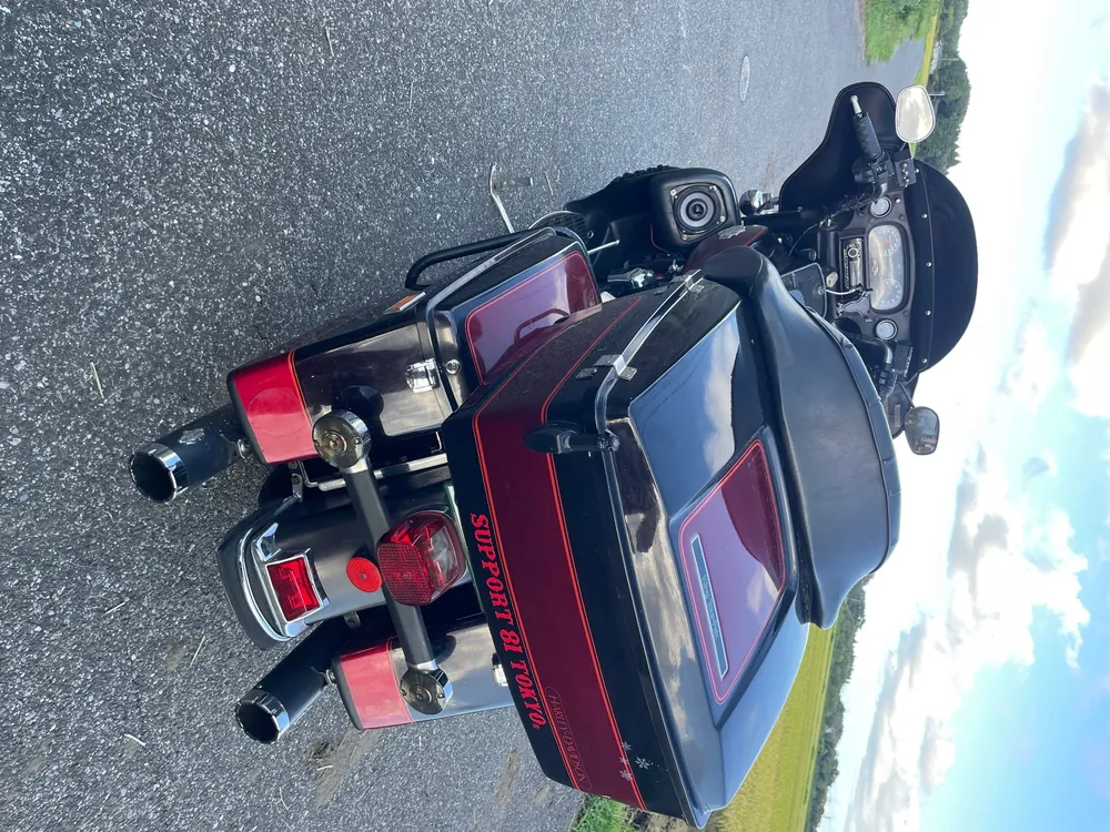 Harley-Davidson FLHTC 1988, w red / dark red wine, фото 6
