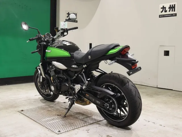 Kawasaki Z900RS 2025, black | green, фото 6