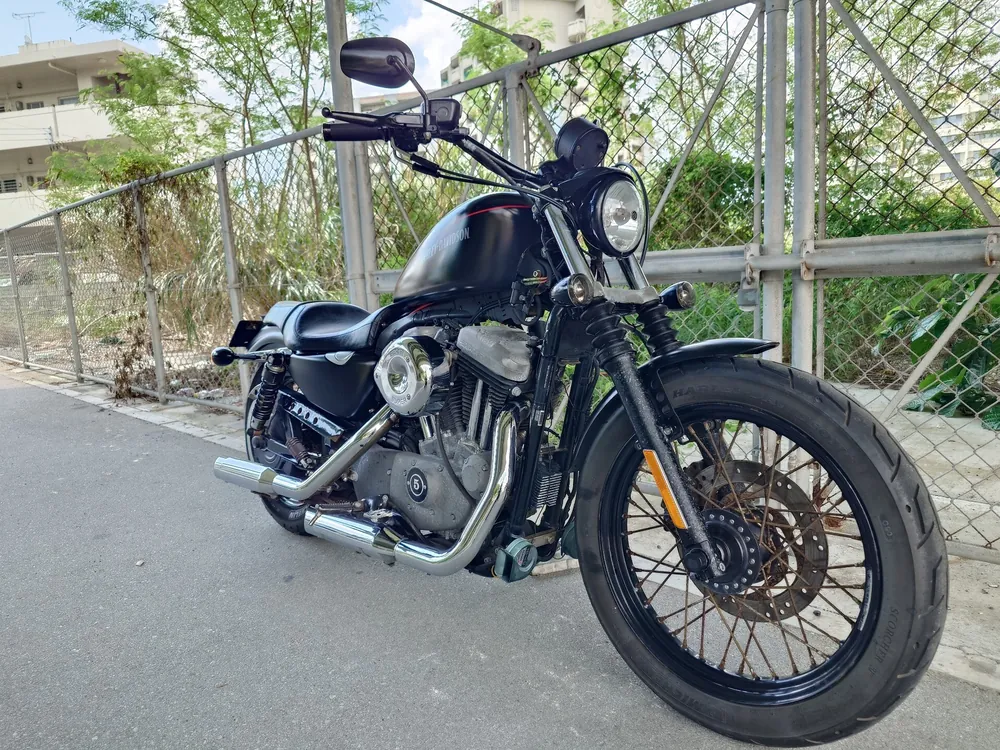 Harley-Davidson XL1200N Sportster 2012, чёрный, фото 5