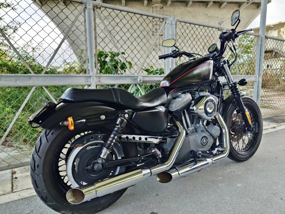 Harley-Davidson XL1200N Sportster 2012, чёрный, фото 6