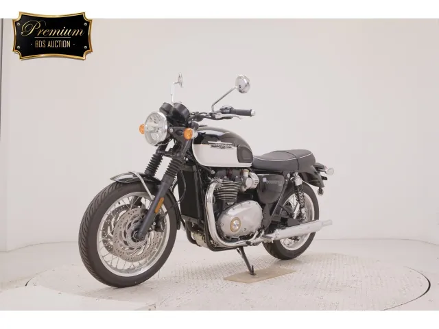 Triumph Bonneville T120 2025, white | black, фото 4