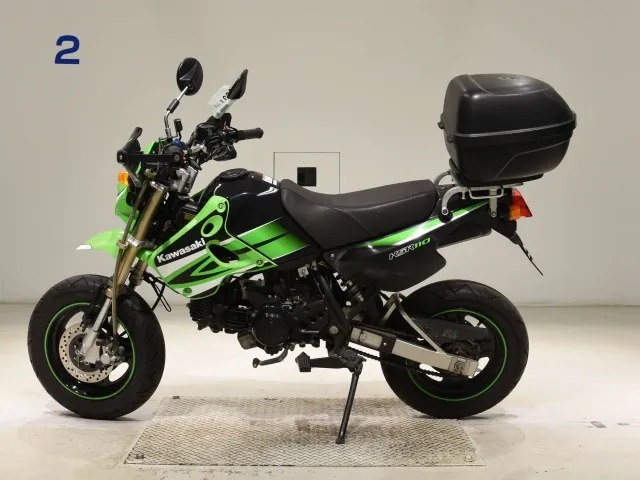 Kawasaki KSR110, black | green, фото 2