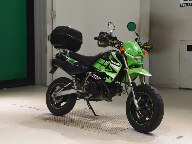 Kawasaki KSR110, black | green, фото 3