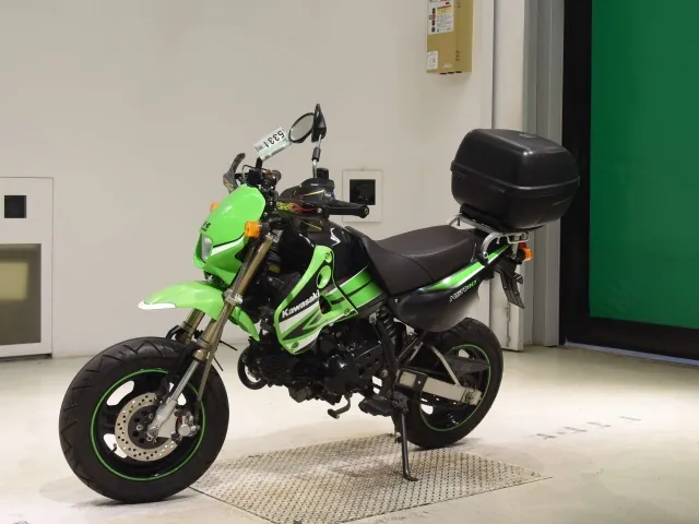 Kawasaki KSR110, black | green, фото 4