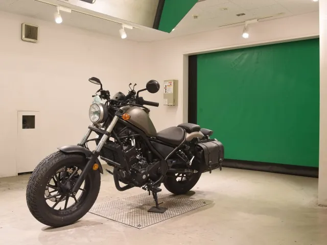 Honda Rebel 250, matt gun, фото 4