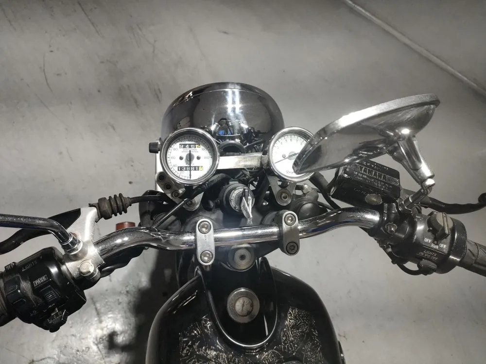 Yamaha SR400 1992, чёрный, фото 5