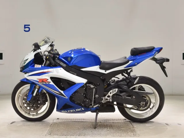 Suzuki GSX-R600 2009, white | blue, фото 2