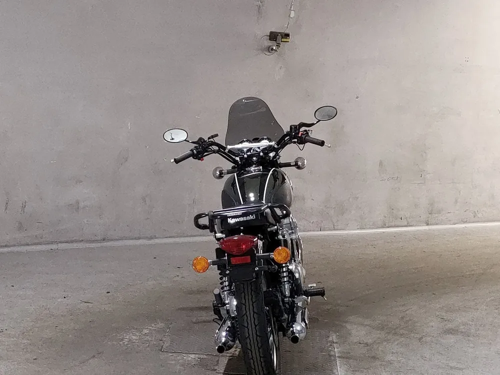 Kawasaki W800-2, чёрный, серебристый, фото 4
