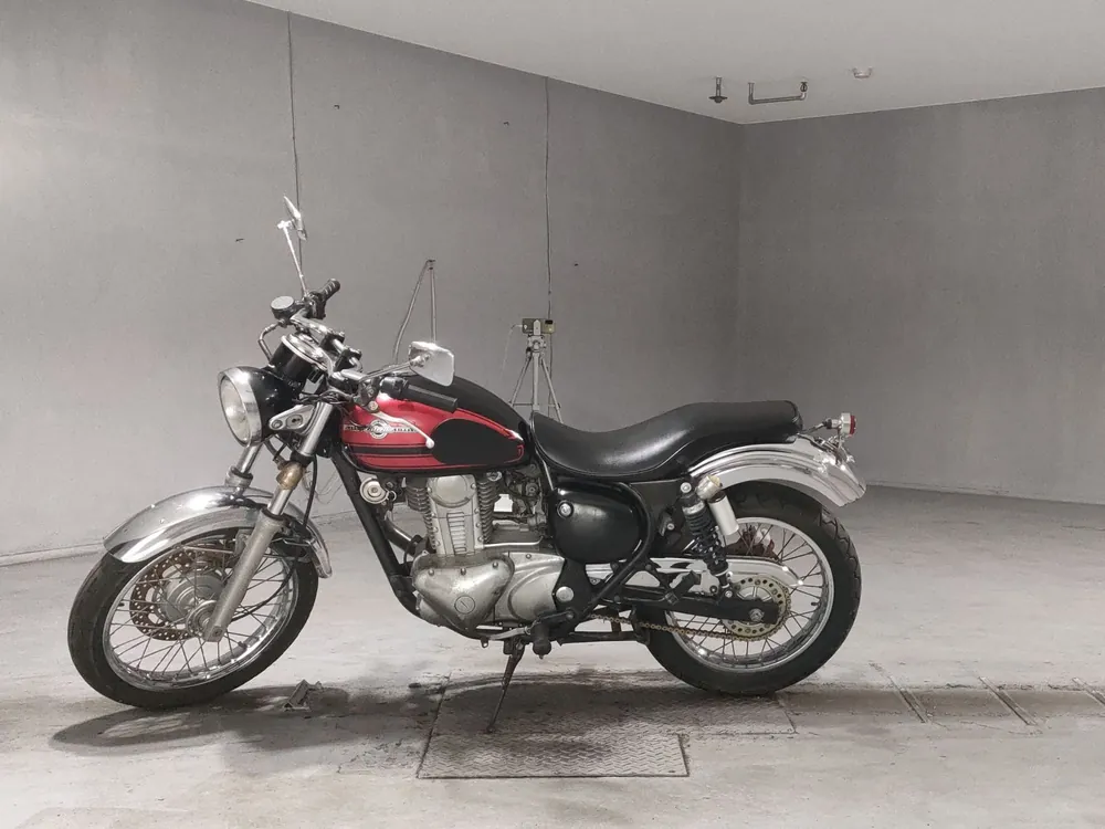 Kawasaki Estrella, black/red, фото 2