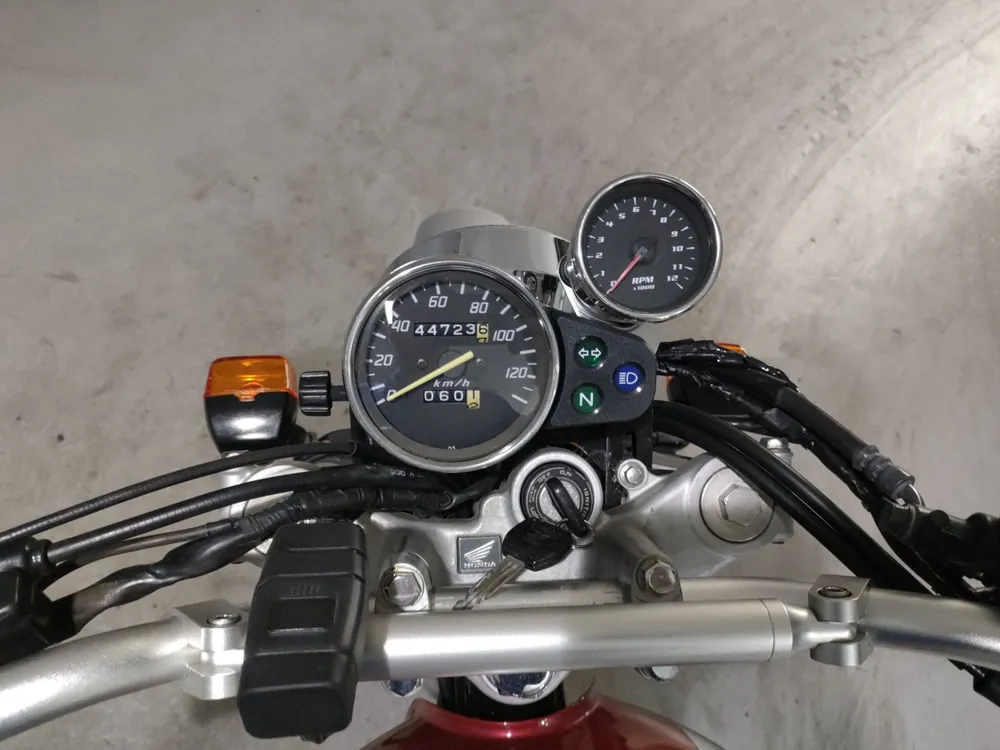Honda CB223S, silver / red, фото 5