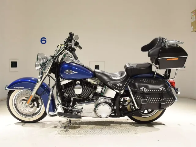 Harley-Davidson FLSTC1580 2015, синий, фото 2