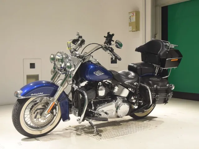 Harley-Davidson FLSTC1580 2015, синий, фото 4