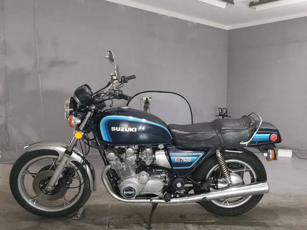 Suzuki GS750G 1981, синий, фото 2