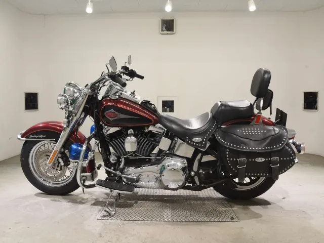 Harley-Davidson FLSTC1450 1999, red | black, фото 2