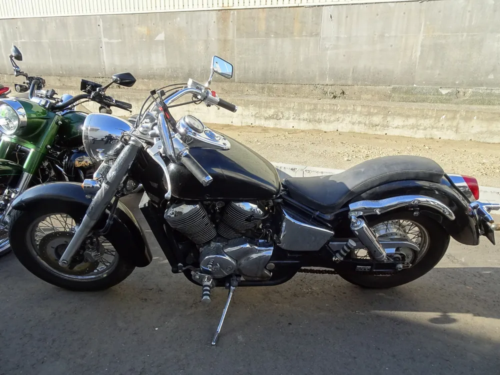 Honda Shadow 400 1999, чёрный, фото 2