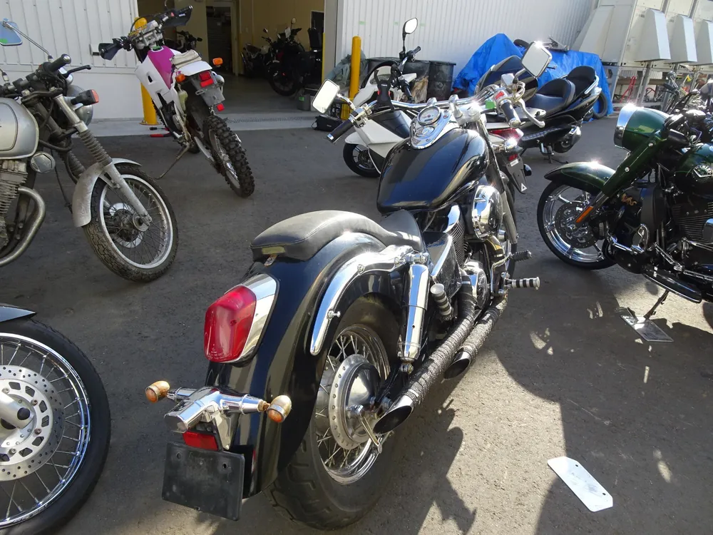 Honda Shadow 400 1999, чёрный, фото 5