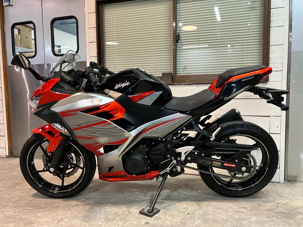 Kawasaki Ninja 400 2018, orange / black, фото 2