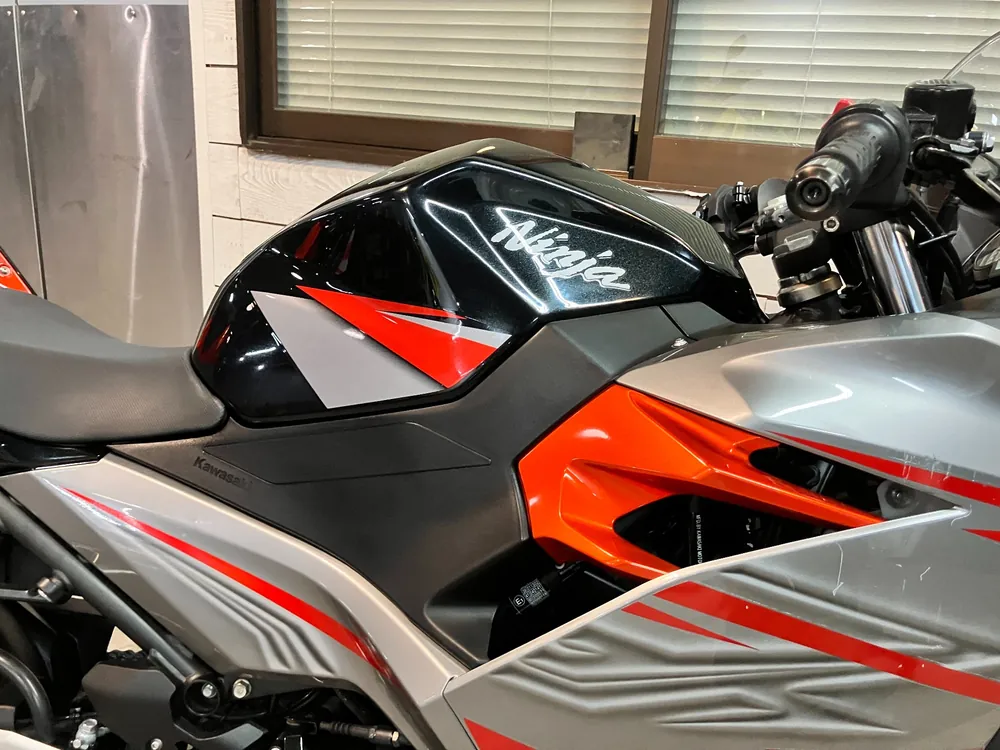 Kawasaki Ninja 400 2018, orange / black, фото 16
