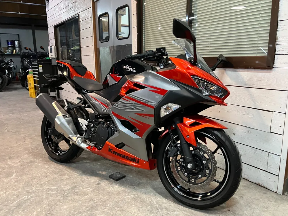 Kawasaki Ninja 400 2018, orange / black, фото 7
