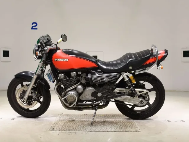 Kawasaki Zephyr 400, красный, фото 2