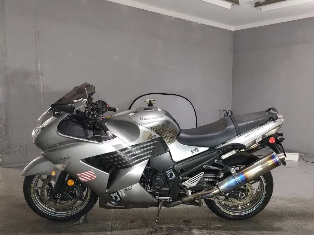 Kawasaki ZX-14 2007, серебристый, фото 2