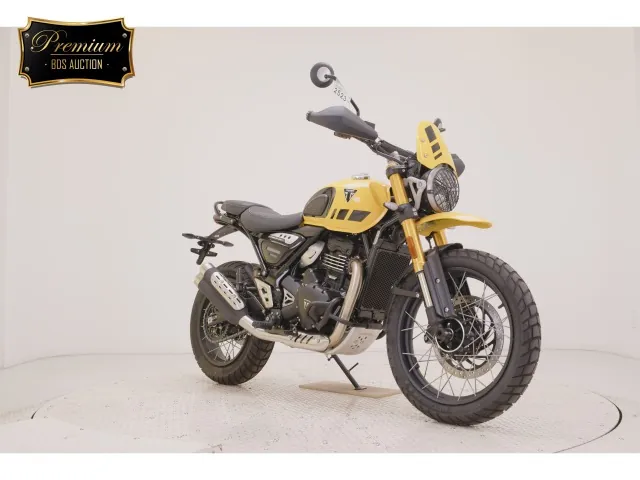 Triumph SCRAMBLER 400XC 2026, black | yellow, фото 3