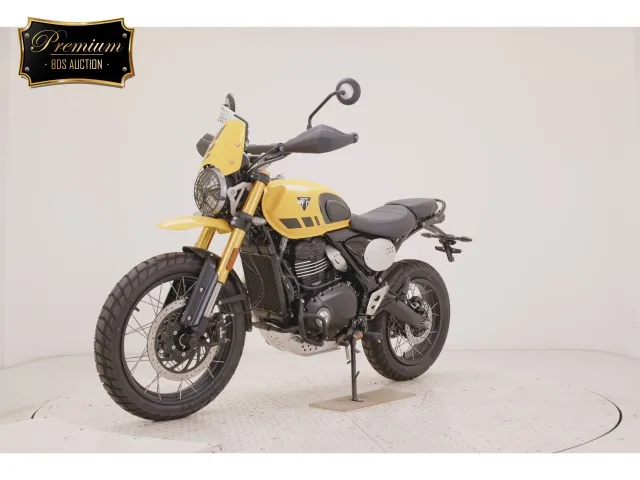 Triumph SCRAMBLER 400XC 2026, black | yellow, фото 4