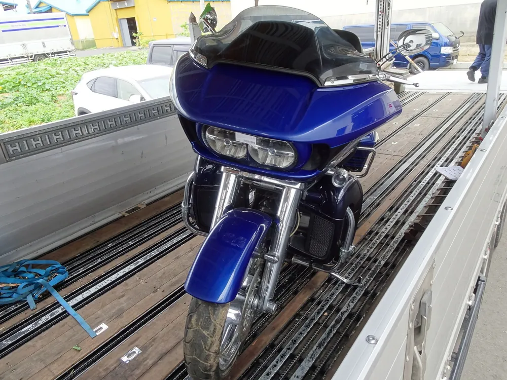 Harley-Davidson FLTRUSE1800CVO 2014, синий, фото 4