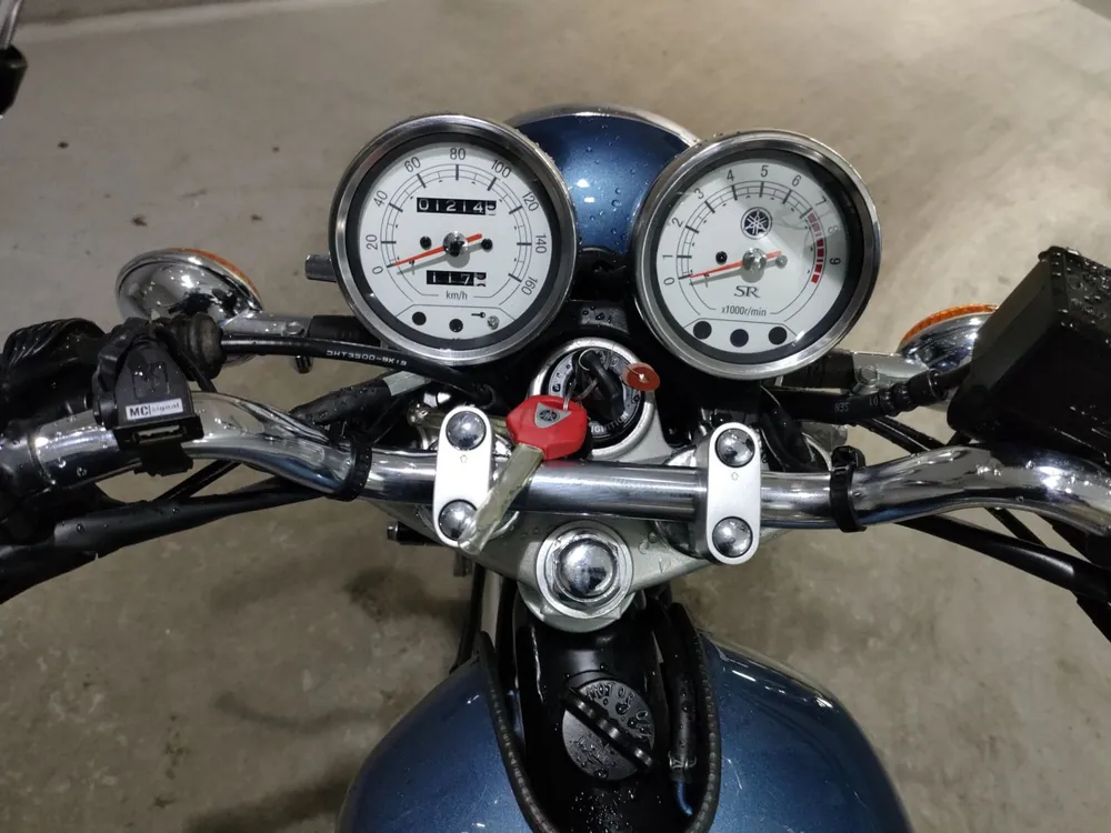 Yamaha SR400 Final Edition Limited 2020, синий, фото 5