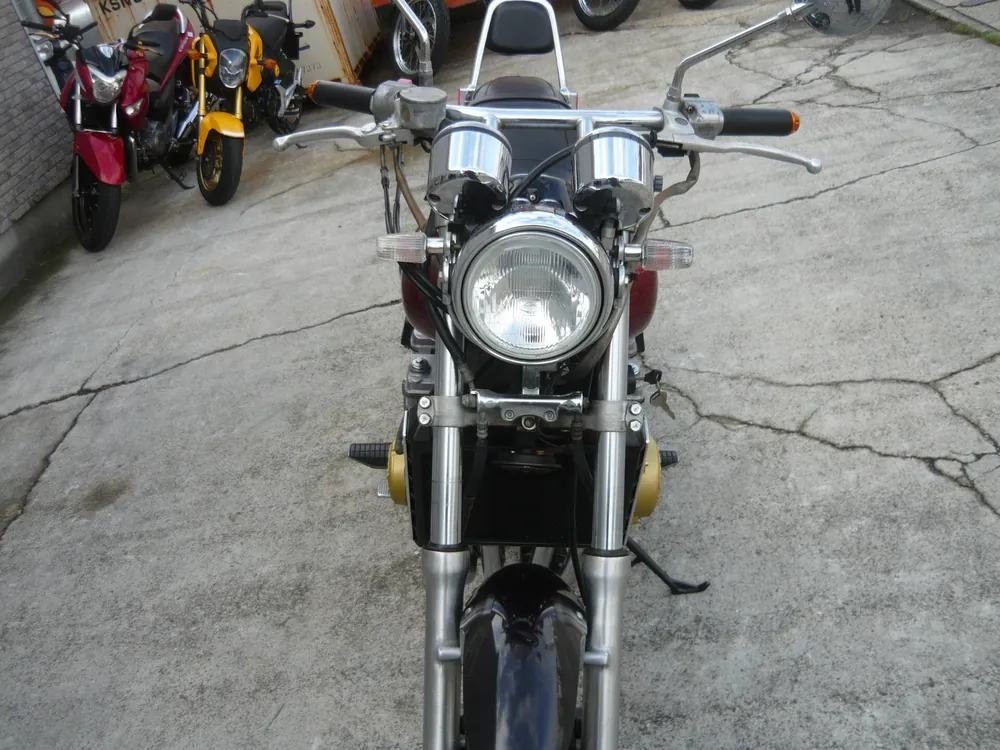 Kawasaki Eliminator 400 1989, чёрный, light brown, фото 7