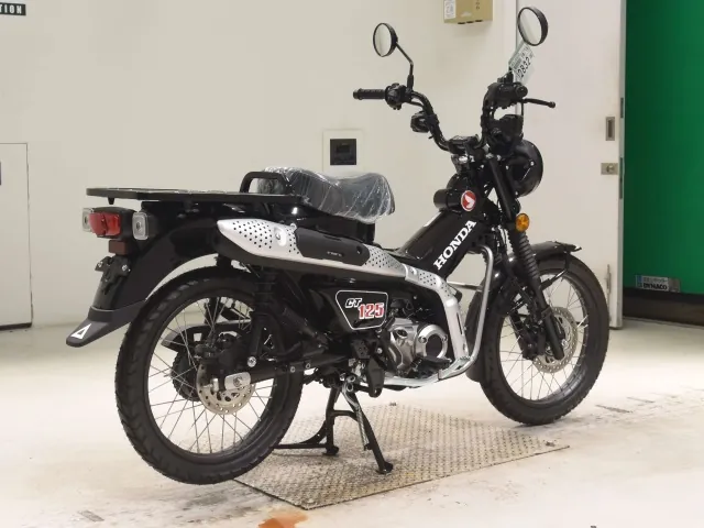 Honda CT125 Hunter Cub, чёрный, фото 5