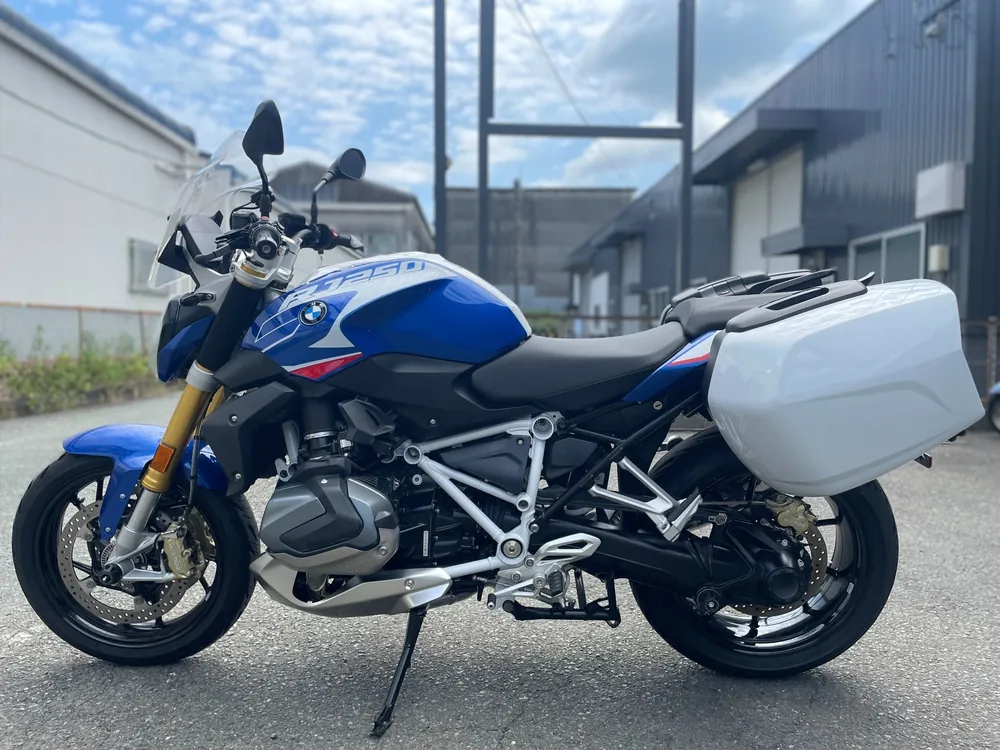 BMW R1250R 2023, синий, фото 3