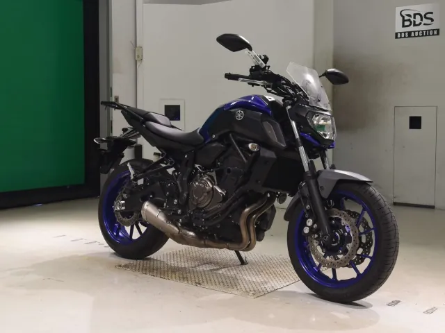 Yamaha Mt-07A 2018, black | blue, фото 3