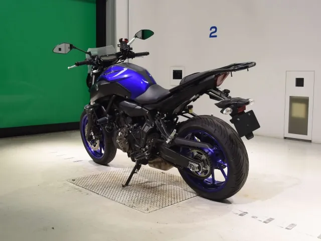 Yamaha Mt-07A 2018, black | blue, фото 6