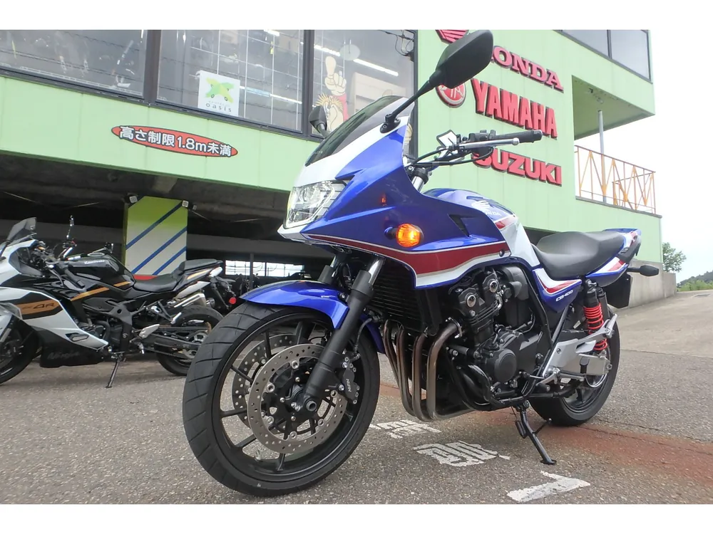 Honda CB400SB 2020, белый, синий, фото 16