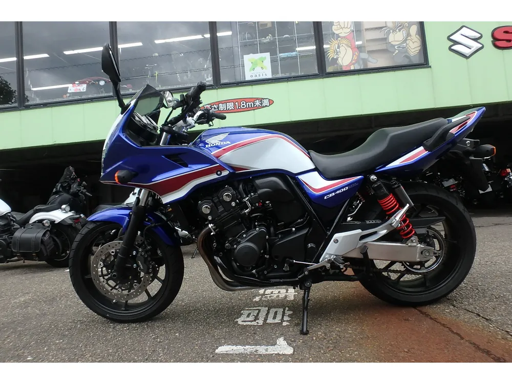 Honda CB400SB 2020, белый, синий, фото 17