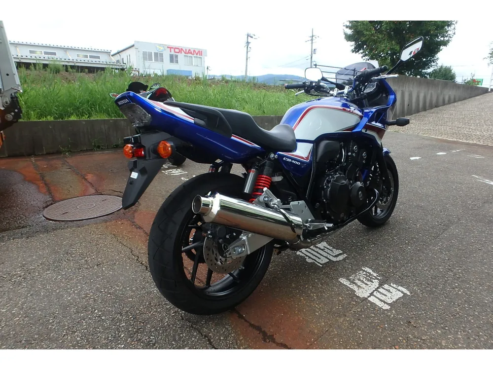 Honda CB400SB 2020, белый, синий, фото 7