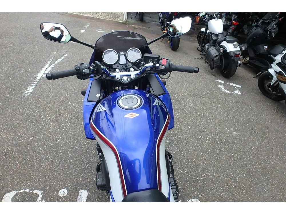 Honda CB400SB 2020, белый, синий, фото 10