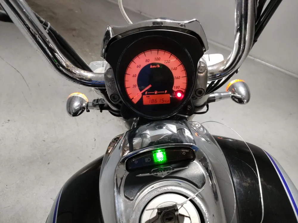 Suzuki Boulevard 400 2008, black/silver, фото 5