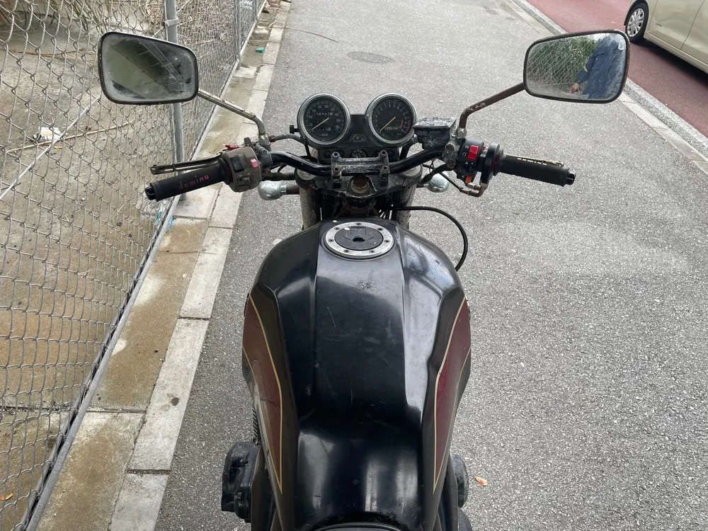 Kawasaki ZRX400-II 2003, black/red, фото 9