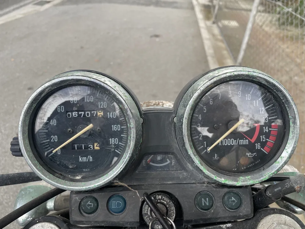 Kawasaki ZRX400-II 2003, black/red, фото 10