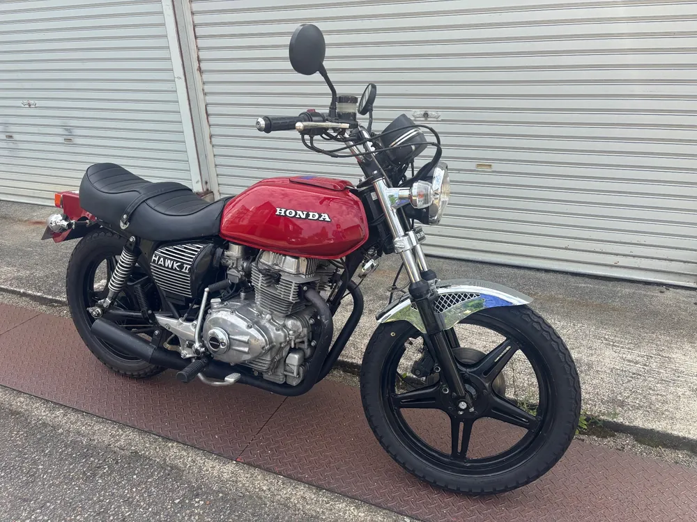 Honda CB400T HAWK HONDA MATIC 2021, красный, фото 11