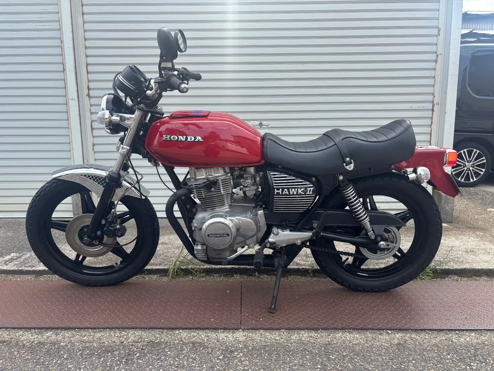 Honda CB400T HAWK HONDA MATIC 2021, красный, фото 13