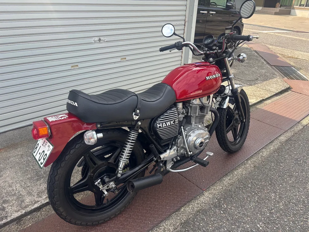Honda CB400T HAWK HONDA MATIC 2021, красный, фото 14