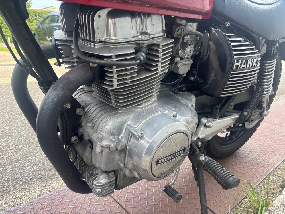 Honda CB400T HAWK HONDA MATIC 2021, красный, фото 5