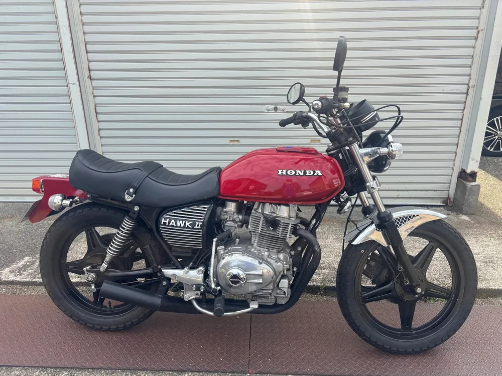 Honda CB400T HAWK HONDA MATIC 2021, красный, фото 10